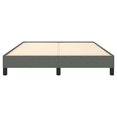 thumbnail image 3 of vidaXL Bed Frame Dark Grey 137x190 cm Full Fabric, 3 of 6