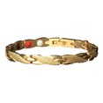 thumbnail image 1 of mmirethe Stylish And Adjustable Textured Magnetic Bracelet For Men Adjustable Bracelet gold 5Set, 1 of 6