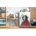 thumbnail image 2 of Ahgly Company Machine Washable Indoor Square Industrial Modern Rosy Brown Pink Area Rugs, 5' Square, 2 of 7