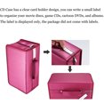 thumbnail image 4 of 160 Capacity DVD Wallet, Large Storage Holder Binder Nylon Red CD Carry Case Bag Protective Zipper, 4 of 6