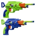 thumbnail image 2 of Adventure Force QuadStrike Set, 2 Spring-Powered Auto-Indexing Blasters with 8 Accu-Blast Darts, Compatible with Nerf and XShot Dart Blasters, Ages 8+, 2 of 5