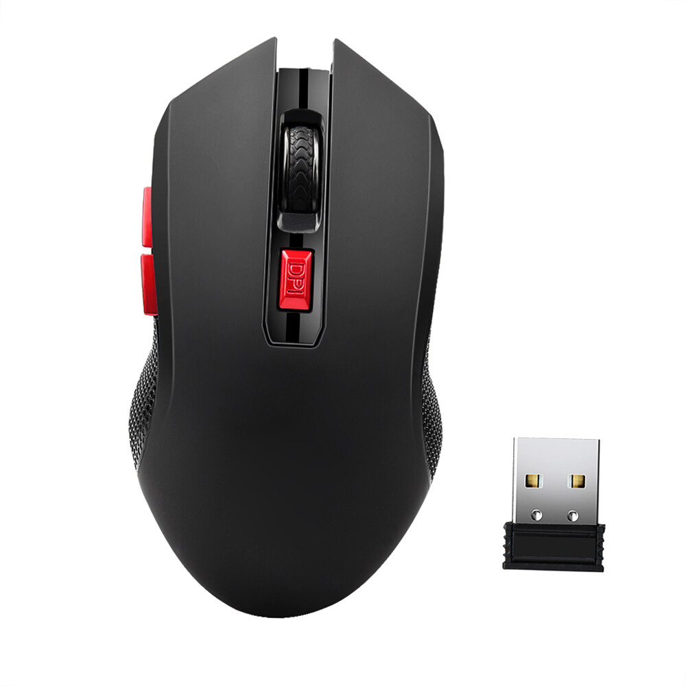 Mistaha YWYT G817 Wireless Mouse 2.4G Wireless Gaming Mouse 2400DPI 6 Buttons Optical Ergonomic Mouse