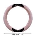 thumbnail image 2 of BotaniNest Elastic Long Microfiber Steering Wheel Cover For Winter Warm Steering Wheel Warm Cover Universal 15 Inches Slip Odorless, 2 of 6