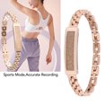 thumbnail image 3 of Bracelet Intelligent Intelligent Bracelet en Acier Modes de Mouvement Multiples Rappel d'Appel Étanche Bracelet Intelligent Magnétique Traqueur d'Activité et de Mise en Forme, 3 of 7