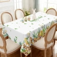 thumbnail image 1 of Deeceymbur All Season Waterproof Table Cover Cute Rabbits Easter Egg Floral Print Indoor Outdoor Picnic, 1 of 6
