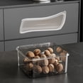 thumbnail image 4 of Organisateur Empilable pour Réfrigérateur, Contenant de Rangement Alimentaire Transparent avec Couvercle, Boîte à Collations pour Garde-Manger de Cuisine, Bac Refroidisseur Gain de Place, Organisation pour la Maison et le Bureau, 4 of 9