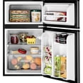 thumbnail image 4 of GE 3.1 Cu. Ft. Double Door Compact Refrigerator Stainless Steel GDE03GLKLB, 4 of 4