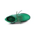 thumbnail image 4 of Unique Bargains Bottes de Combat à Plateforme à Talon Haut Épais à Lacets pour Femme Vert US 6, 4 of 7