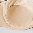 thumbnail image 3 of VEKDONE Woman's Embroidery Thin Style Ventilate Large Size Bra Steel Rim Beige 48/110G, 3 of 4