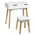 thumbnail image 2 of Patiojoy Makeup Vanity Table W/Flip Top Mirror 2-in-1 Dresser & Stool, 2 of 6