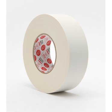 2 Po X 60 ya - Ruban Gaffer Blanc / Finition Mate / UV STABLE / PREMIUM Mat 80MESH à Base de Tissu