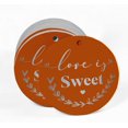 thumbnail image 2 of Inkdotpot Love Is Sweet Wedding Bottle Tag Real Silver Foil Favor Hang Tags 100 Pack, 2 of 6