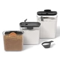 thumbnail image 1 of Starfrit Ensemble de Contenants de Rangement pour Aliments Secs PROKEEPER, 3 Contenants Hermétiques pour Farine, Sucre, Cassonade avec Graduations de Mesure, Joint en Silicone Hermétique, avec Accessoire, 1 of 7