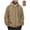 Khaki, variant on Ohufall Mens Waterproof Rain Hooded Jackets Comfy Plus Size Hoodies Raincoats with Pockets Lightweight Long Sleeve Zipper Jackets with Storage Bags