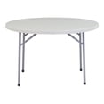 thumbnail image 1 of NPS BTR Series Table Pliante Ronde en Plastique Robuste de 48 Pouces en Gris Moucheté, 1 of 9