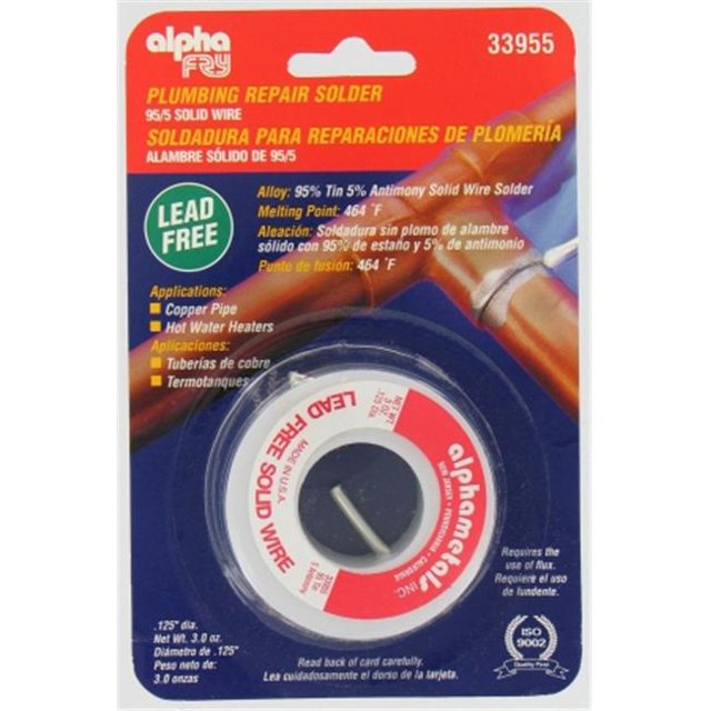 Fry Technologies Cookson Elect 95-5 Lead-Free Solid Wire Solder AM33955