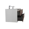 thumbnail image 4 of SERA Fleur Bathroom Vanity Walnut, 4 of 6