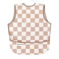 thumbnail image 1 of Tiny Twinkle - Apron Bib - Beige Checkers - 6-24M, 1 of 5
