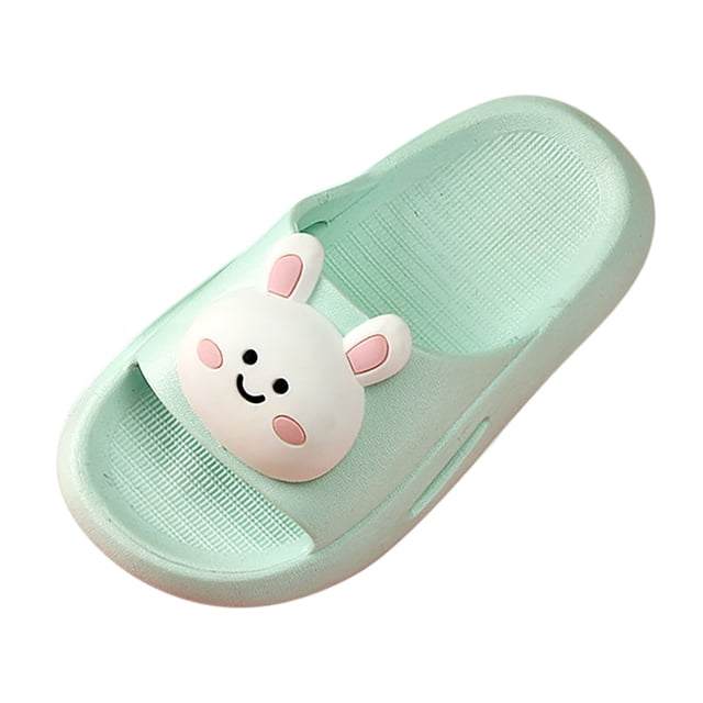 Kcodviy Home Slippers for Children Big Kids Slipper Socks Kids Little Rabbit Children Slipper Shoes for Toddlers Slippers Cartoon Soft Sole in Summer Comfortable Girls Sandals at Home