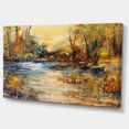 thumbnail image 2 of Design Art - Peinture à l'Huile Ruisseau dans la Forêt, 2 of 3