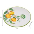 thumbnail image 2 of IH Casa Decor Ceramic Lemon Round Plate 6.10" - Ensemble De 2, 2 of 3