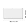 thumbnail image 2 of 60/72/84/100/120/150inch Portable Foldable Wall Projector HD Screen 16, 2 of 2