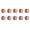 LYUMO Embout de Queue de Billard de Rechange, Accessoire d'Embout de Queue de Billard, 10 Pcs Pièces de Rechange d'Embout de Poteau de Queue de Snooker de Billard de Piscine Accessoire d'Attirail