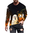 thumbnail image 1 of Pisexur Chandails en Molleton Oversize d'Halloween pour Hommes Chandails en Molleton Graphiques de Festival Amusants Manches Longues Chandail Décontracté Col Rond Grande Taille P-6TG, 1 of 5