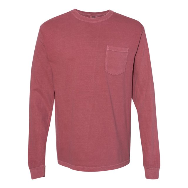 Comfort Colors T-Shirt à Manches Longues pour Adulte avec Poche