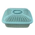 thumbnail image 2 of jifeng Fruit Basket with Lid Countertop for Kitchen Counter Bread Basket with Cover Blue Medium, 2 of 9