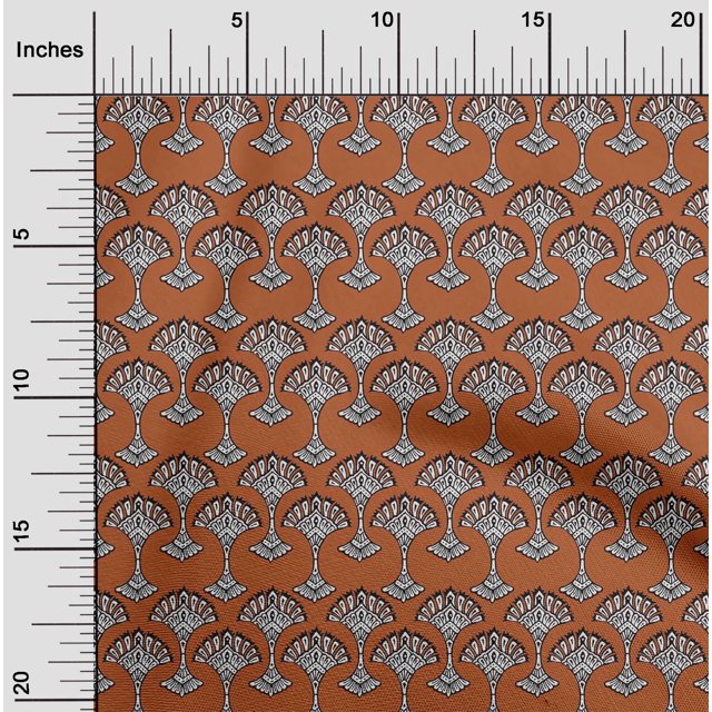 oneOone Cotton Flex Fabric Floral Block Fabric Prints By Yard 40 Inch Wide