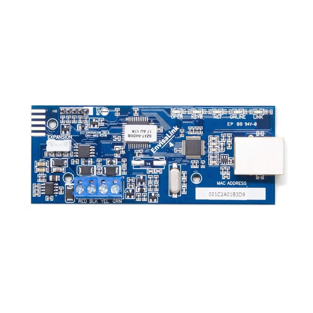 EyezOn Envisalink EVL-4EZR IP Security Interface Module for DSC and Honeywell (Ademco) Security Systems, Compatible with Alexa