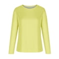 thumbnail image 4 of Timegard Womens Sweatshirt Long Sleeve Crewneck Comfy Pullover Fall Winter Basic Casual Loose Tops, 4 of 5