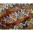 thumbnail image 4 of oneOone Silk Tabby Fabric Diamond & Swirl Ikat Print Fabric BTY 42 Inch Wide, 4 of 4