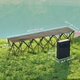 thumbnail image 3 of Outsunny Banc Pliant de Sport d'Équipe à 6 Places, Chaise-Banc Pliante, 3 of 10