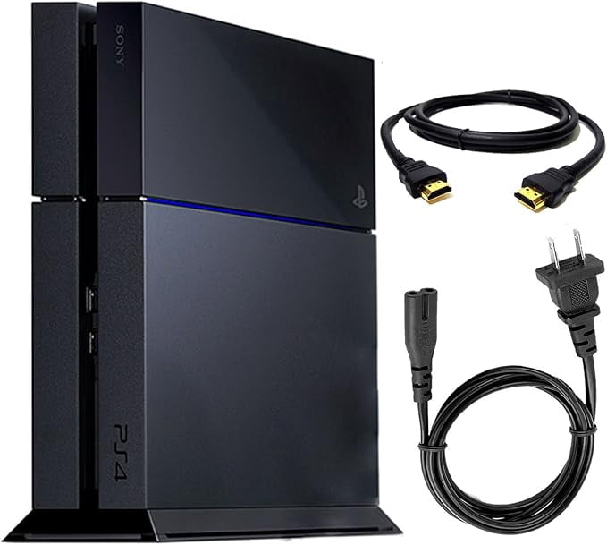 Sony PlayStation 4 (PS4) – 500 GB Jet Black Console ONLY (No