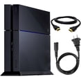thumbnail image 1 of Sony PlayStation 4 (PS4) – 500 GB Jet Black Console ONLY (No Controller) – Used, Good Condition, 1 of 5