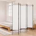thumbnail image 1 of vidaXL 6-Panel Room Divider White 240x200 cm Fabric, 1 of 5