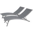 thumbnail image 1 of Ensemble de 2 chaises longues Vivere Clearwater - River Pebble, 1 of 2