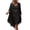 Black, variant on Plebaso Womens Swimsuit Cover Ups Crochet Neck Bikini Wear Coverup Flowy Bathing Suit Beach Vacation Dress