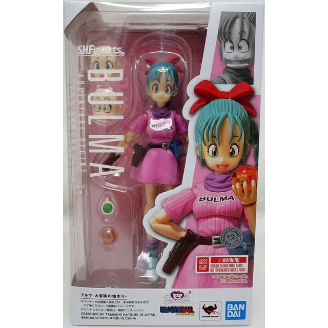 Dragonball Figurine Articulée de 5 Pouces S.H. Figuarts - l'Aventure Commence Bulma Réédition