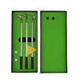 thumbnail image 4 of Ruiboury Stylish for Golf Pen Set Desktop Game with Putting Green and Flag Ballpoint Pens Yellow 1Set, 4 of 6