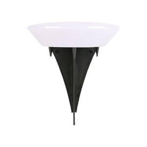 Éclairage extérieur de jardin solaire LED Lumières de chemin pour jardin de cour (blanc chaud)
