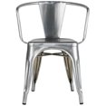 thumbnail image 1 of Nicer Furniture ensemble de 2 fauteuils Tolix en galvanisé, 1 of 3