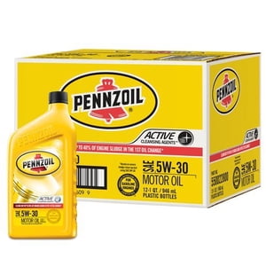 Pennzoil 550022800 Oil  SAE 5W-30; 1 Quart Bottle; Single