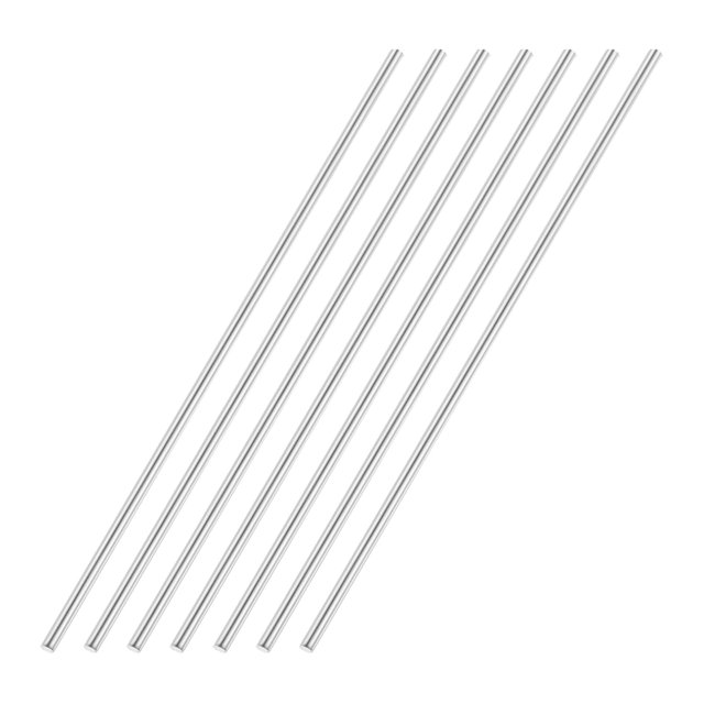Uxcell 5.91 x 0.12" 304 Stainless Steel Solid Round Rod for DIY Craft 7Pcs