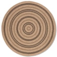thumbnail image 1 of Erbanica Tapis Rond à Séchage Rapide Effet Jute Intérieur Extérieur, 1 of 5