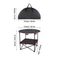 thumbnail image 3 of fastboy Portable Outdoor Table Heavy Load Bearing And Impact-resistant For Fishing Camping Folding Table, 3 of 6