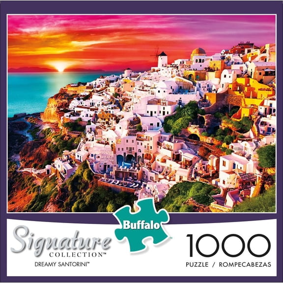 Buffalo Games Le puzzle Signature Collection Dreamy Santorini en 1000 pièces