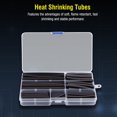 thumbnail image 2 of 150pcs/set RC Wire Cable Sleeving Wrap 2:1 Heat Shrinking Tubing Tube Black, 2 of 12